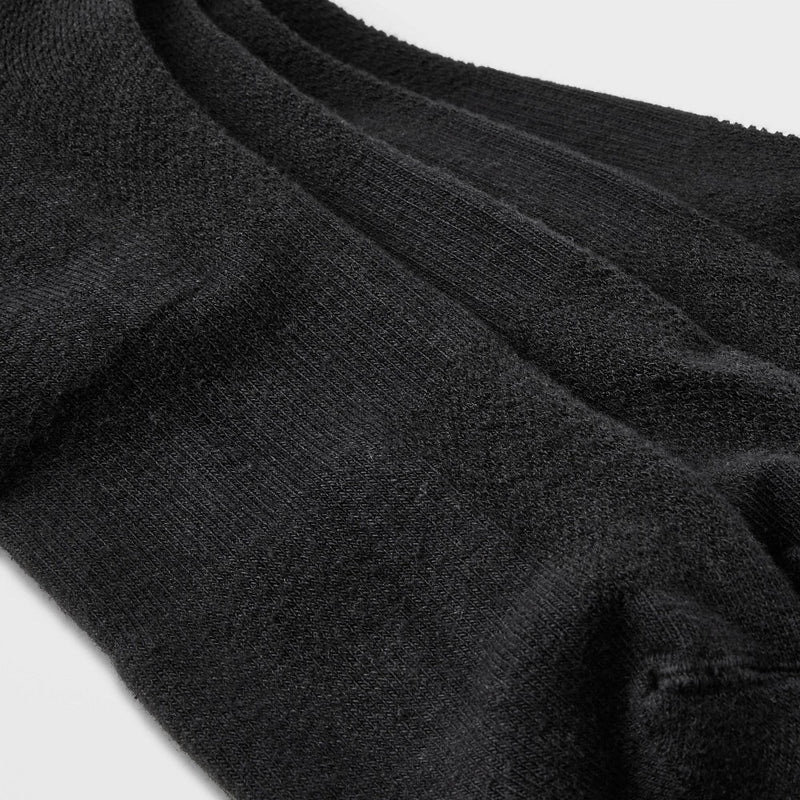Men's Odor Resistant Crew Socks 6pk - Goodfellow & Co™ Black 6-12