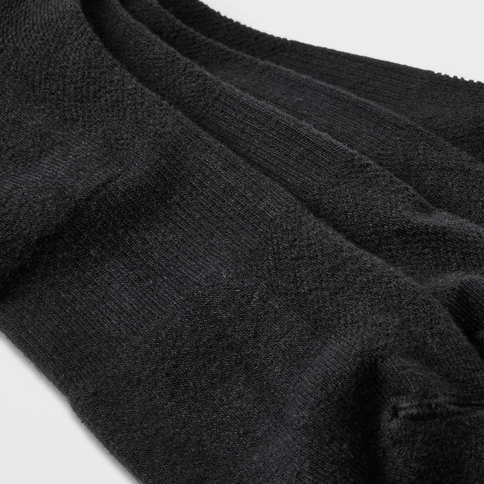 Men's Odor Resistant Crew Socks 6pk - Goodfellow & Co™ Black 6-12