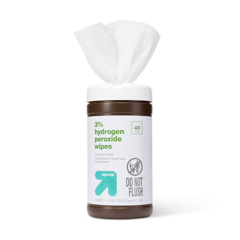 Hydrogen Peroxide Wipes - 40ct - up & up™
