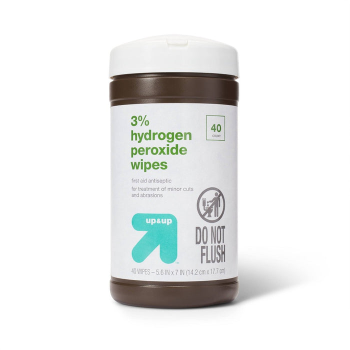 Hydrogen Peroxide Wipes - 40ct - up & up™