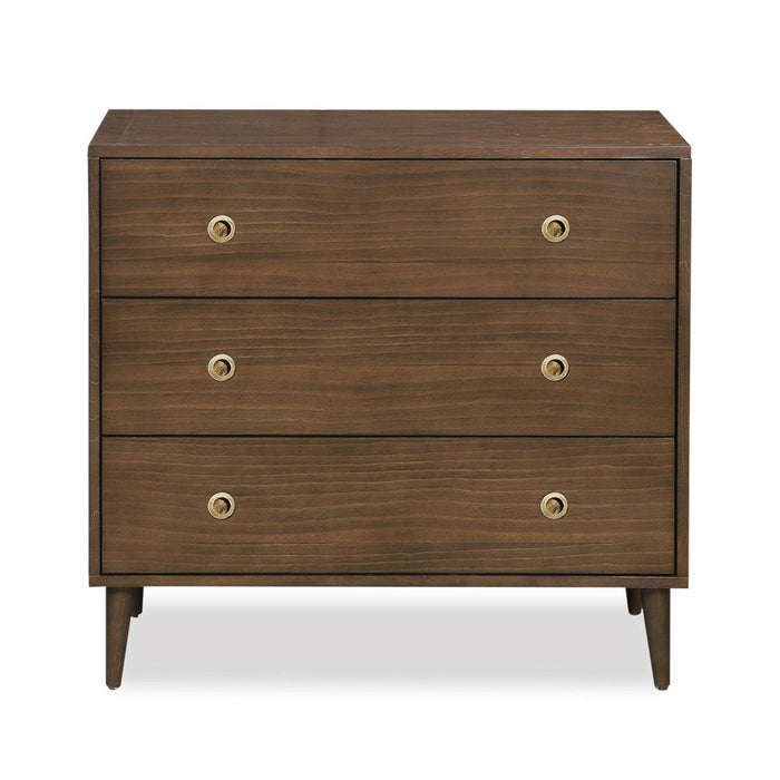 Novogratz Harper 3 Drawer Dresser - Walnut (LOCAL PICKUP ONLY)