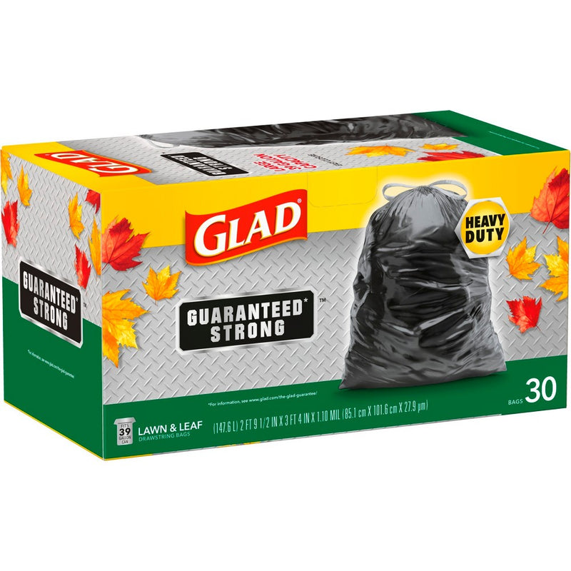 Glad Lawn & Leaf Trash Bags - 39 Gallon/30ct3