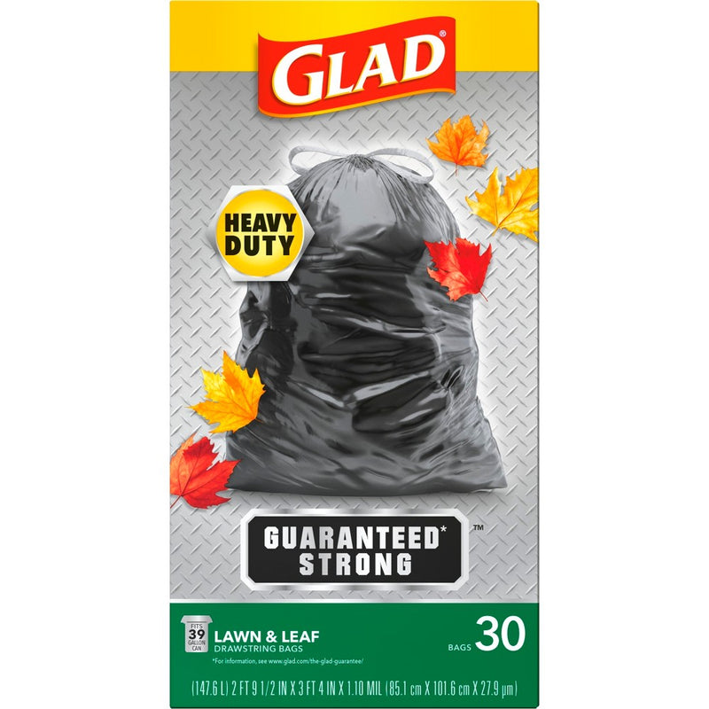 Glad Lawn & Leaf Trash Bags - 39 Gallon/30ct3