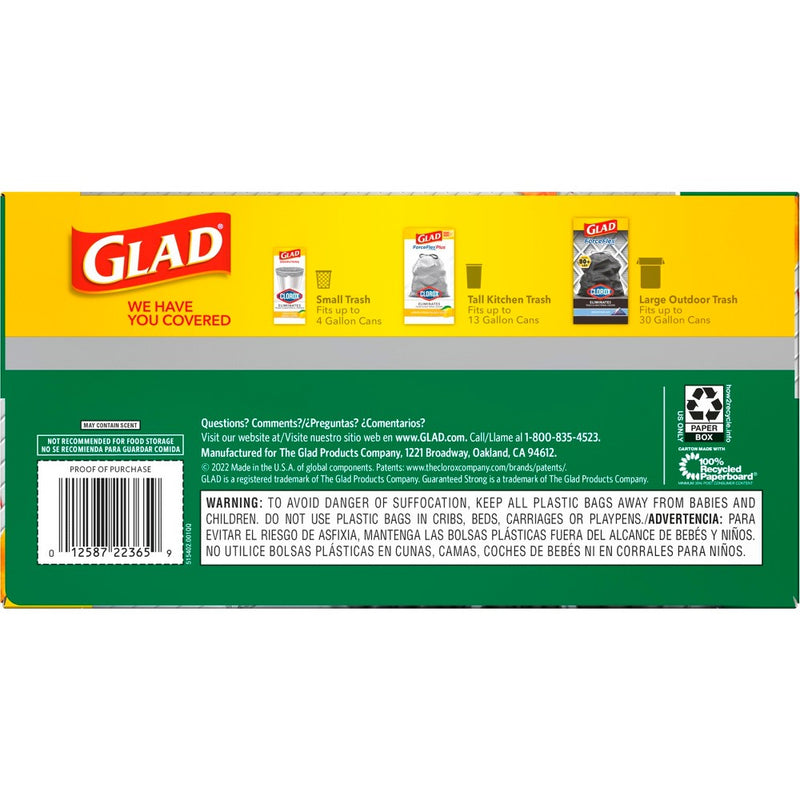 Glad Lawn & Leaf Trash Bags - 39 Gallon/30ct3