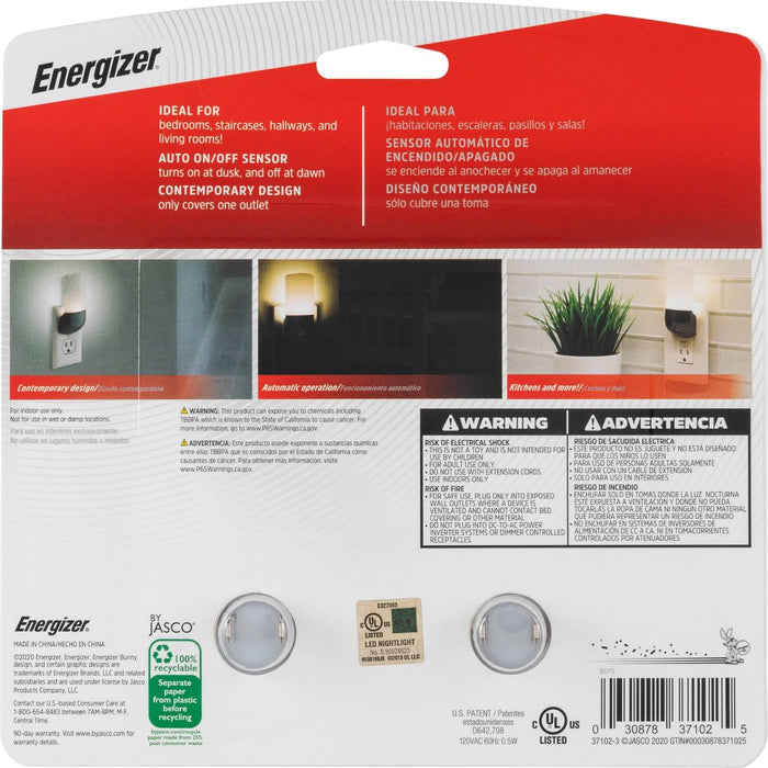 Energizer 2pk Automatic LED Nightlight *BRAND NEW & SEALED*