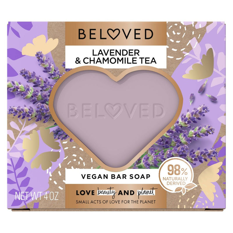 Beloved Lavender & Chamomile Tea Vegan Bar Soap - 4oz