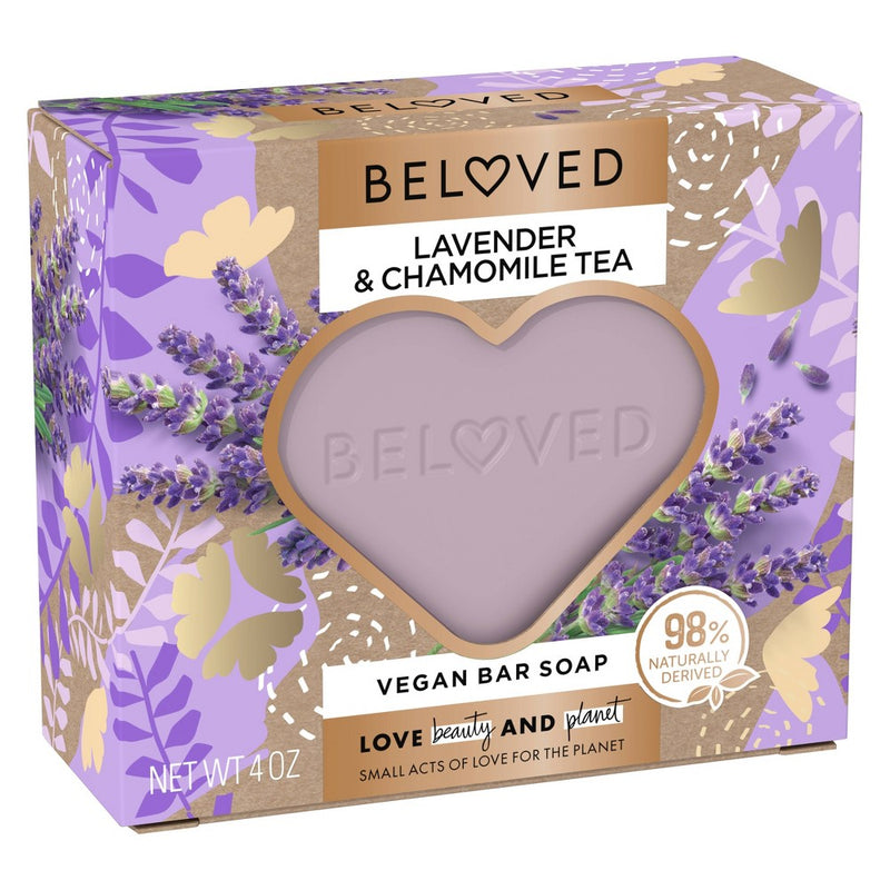 Beloved Lavender & Chamomile Tea Vegan Bar Soap - 4oz