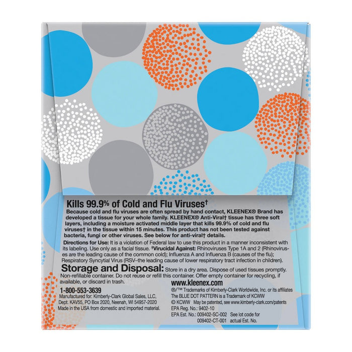 Kleenex Anti-Viral 3-Ply Facial Tissue - 1pk/55ct