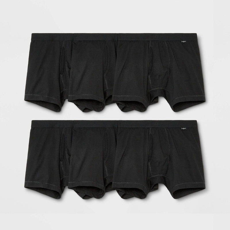 Men's 5+1 Bonus Pack Boxer Briefs - Goodfellow & Co™ Black XL