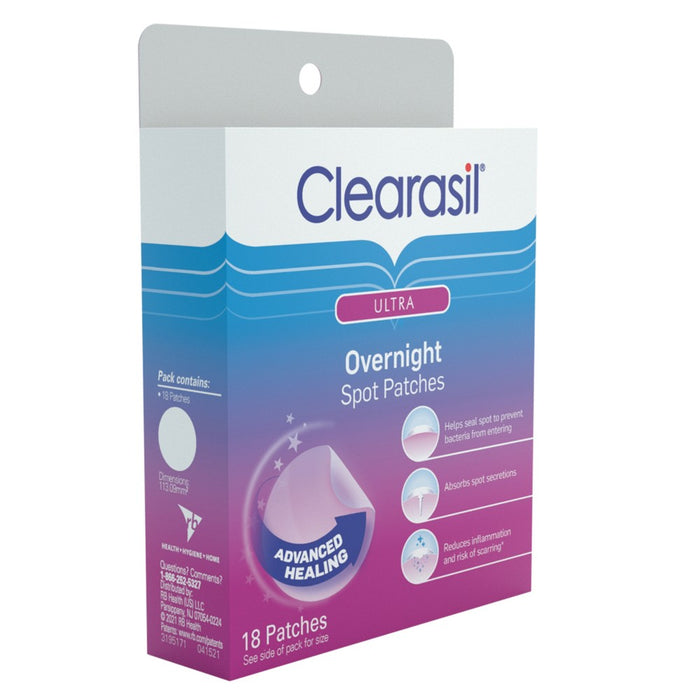 Clearasil Rapid Rescue Healing Spot Patches 18ct