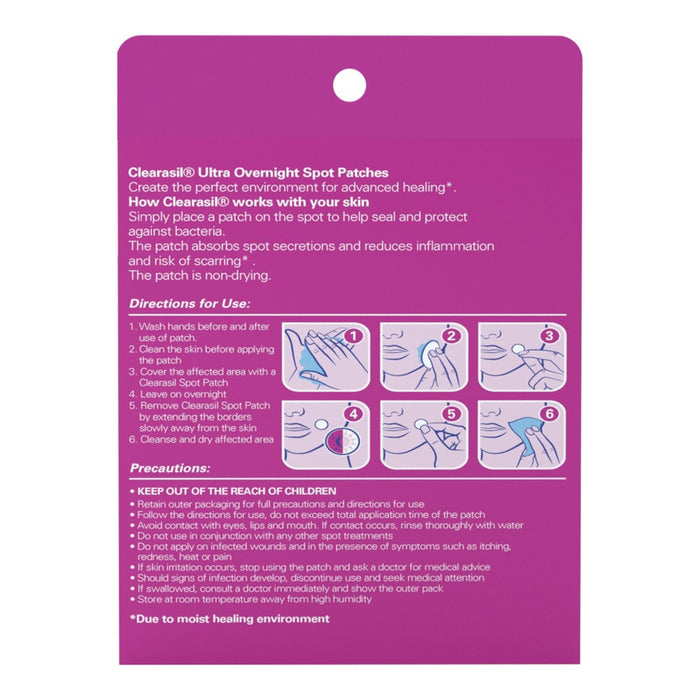 Clearasil Rapid Rescue Healing Spot Patches 18ct