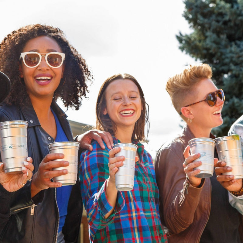 Ball Aluminum Cup Recyclable Party Cups - 12oz/18ct