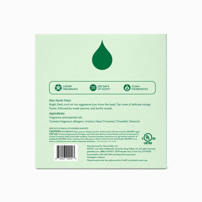 Safely Scent Plug-In Refill Twin Pack - Rise - 1.34oz