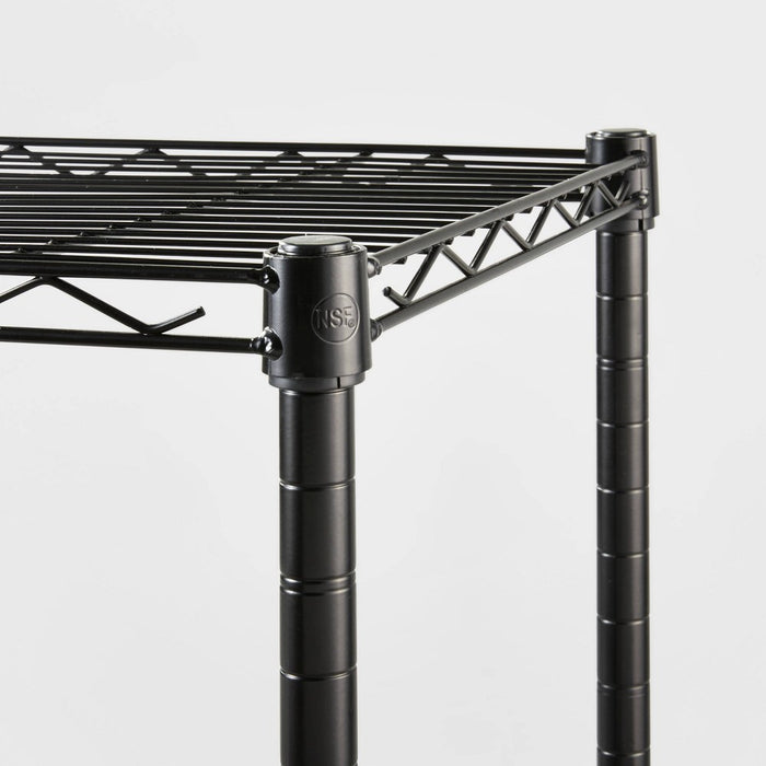 3 Tier Wire Shelving Black - Brightroom™ (LOCAL PICKUP ONLY)
