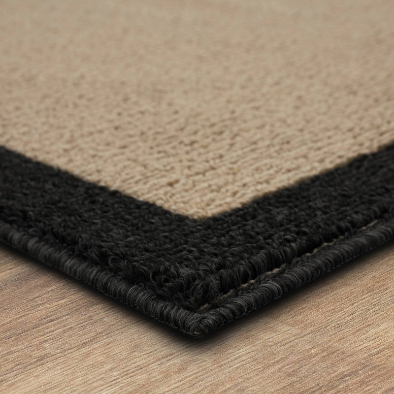 1'8"x2'6" Madison Border Rug Gray - Threshold™ (LOCAL PICKUP ONLY)