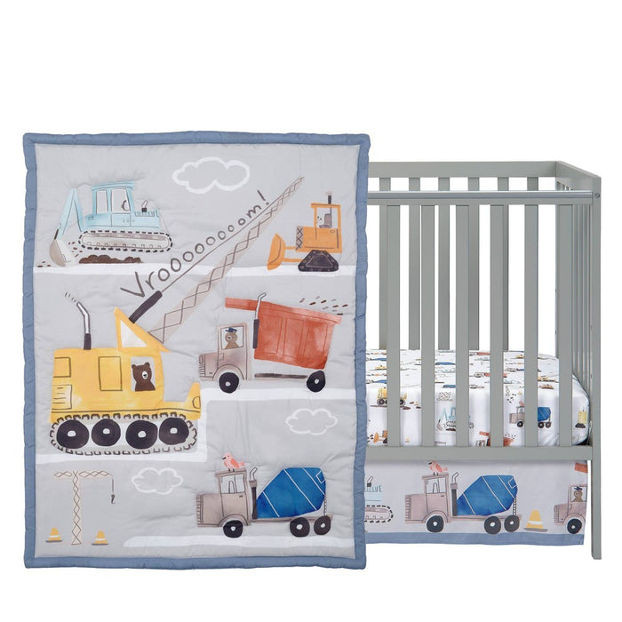 Bedtime Originals Construction Zone 3-Piece Crib Bedding Set by Lambs & Ivy