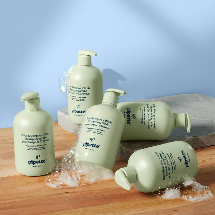 Pipette Baby Shampoo/Wash Fragrance Free - 11.8 fl oz *BRAND NEW & SEALED*