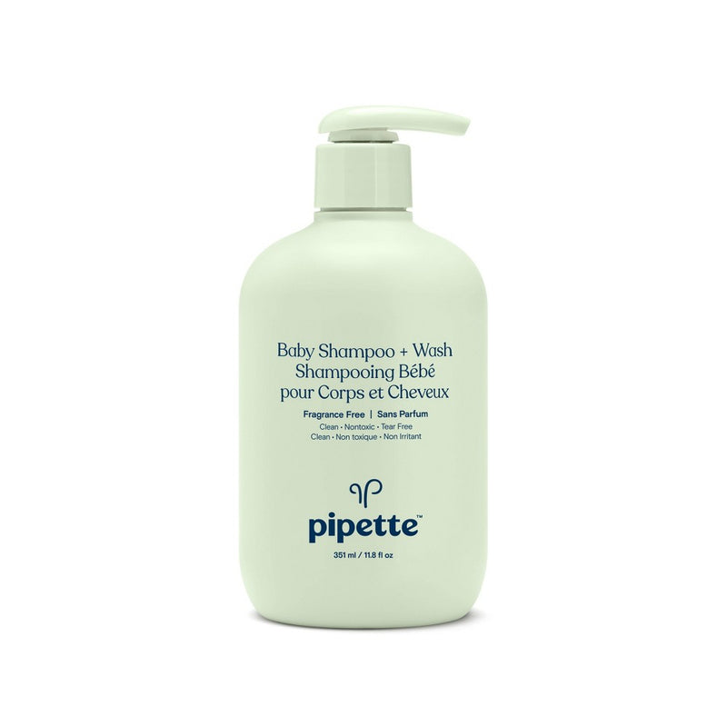 Pipette Baby Shampoo/Wash Fragrance Free - 11.8 fl oz *BRAND NEW & SEALED*