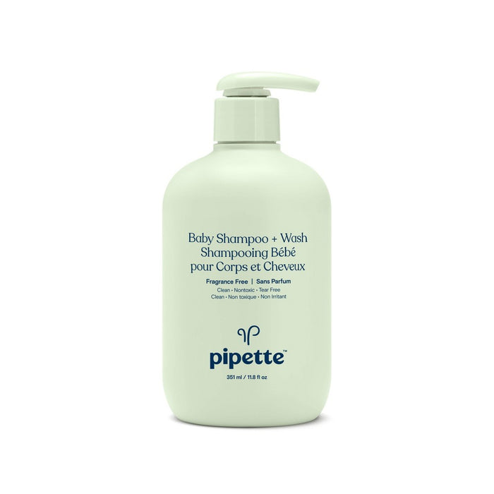 Pipette Baby Shampoo/Wash Fragrance Free - 11.8 fl oz *BRAND NEW & SEALED*