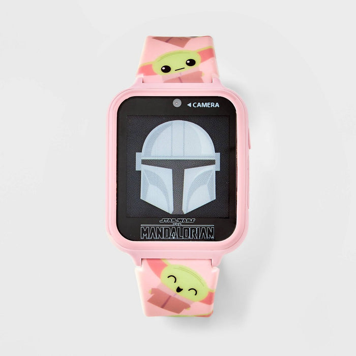 Girls' Star Wars: The Mandalorian Grogu Interactive Smart Watch - Peach *NEW*