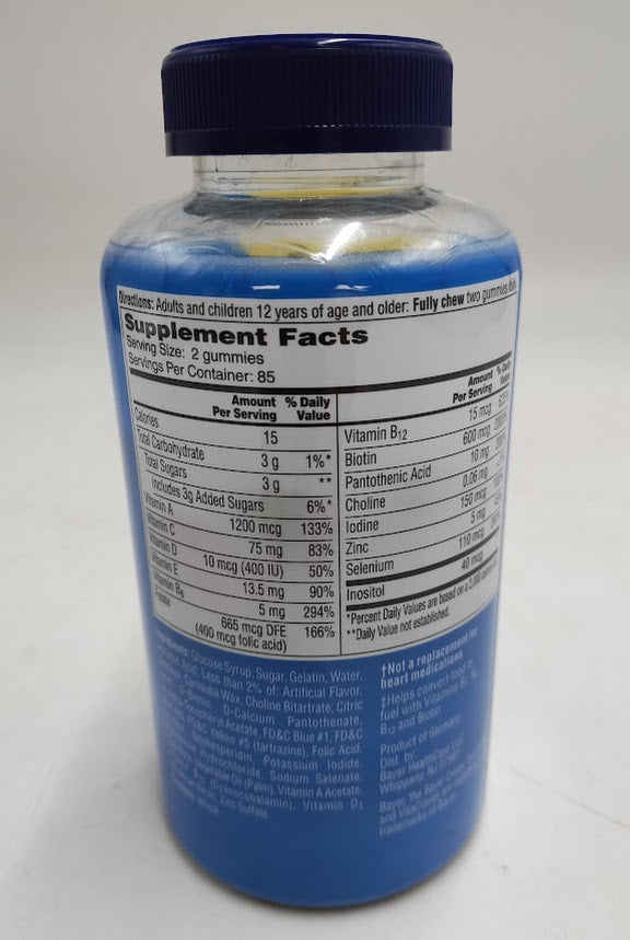 One A Day Men's Multivitamin Gummies - 170ct EXP:07/2027