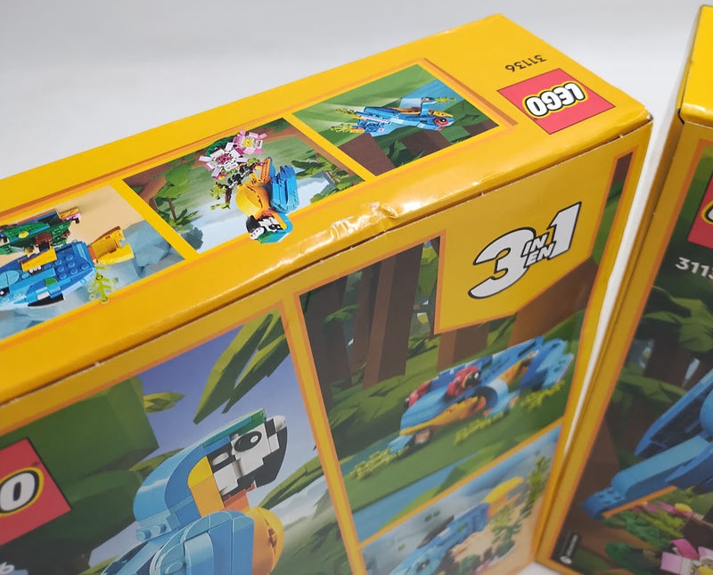 LEGO Creator 3 in 1 Exotic Parrot Animals Building Toy 31136 **SEE DETAILS**