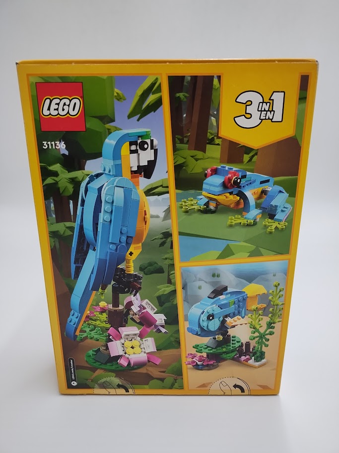 LEGO Creator 3 in 1 Exotic Parrot Animals Building Toy 31136 **SEE DETAILS**