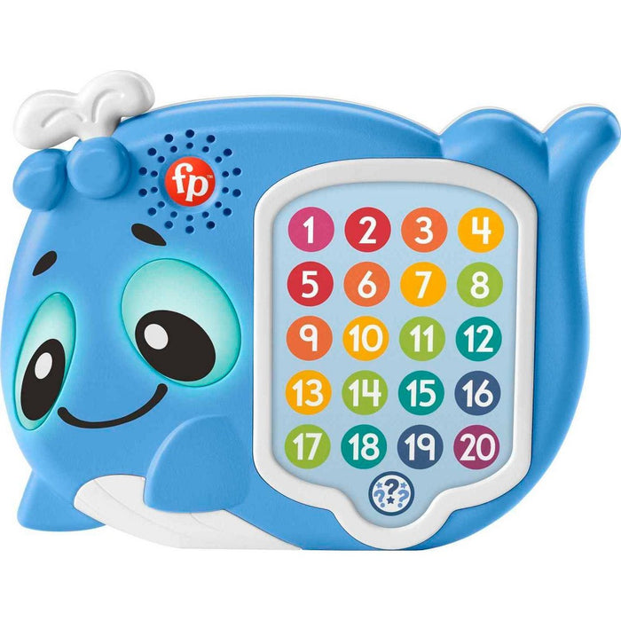 Fisher-Price Linkimals 1-20 Count & Quiz Whale Interactive Musical Learning Toy