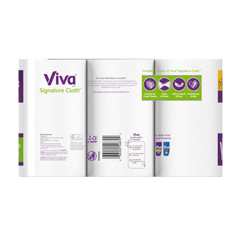 Viva Signature Cloth Choose-A-Sheet Paper Towels - 6 Triple Rolls
