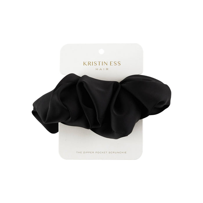 Kristin Ess The Hidden Pocket Scrunchie Hair Elastic