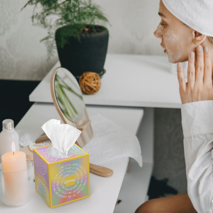 Kleenex Ultra Soft Facial Tissue Self-Care Awareness Pack - 4pk/60ct