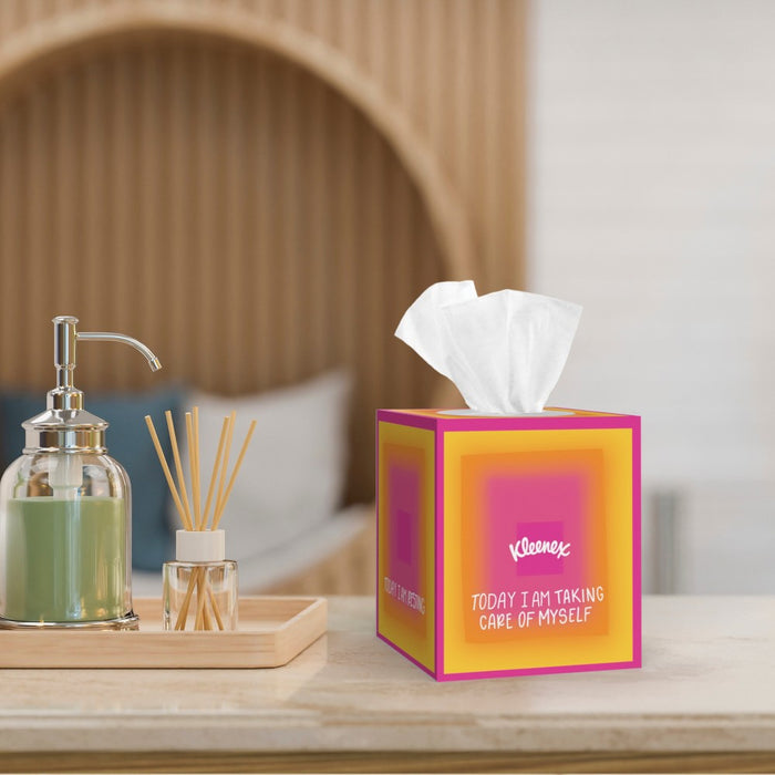 Kleenex Ultra Soft Facial Tissue Self-Care Awareness Pack - 4pk/60ct