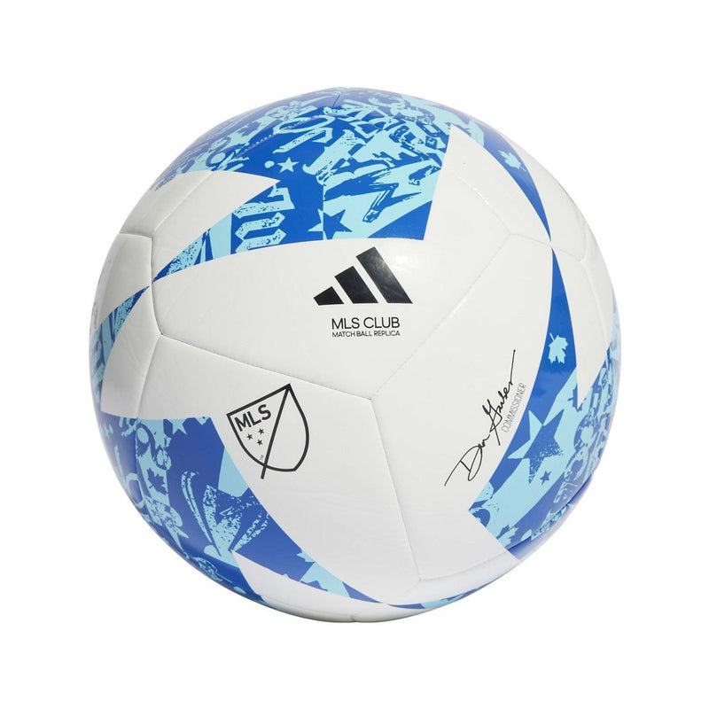 Adidas MLS Size 5 Club Sports Ball - Blue