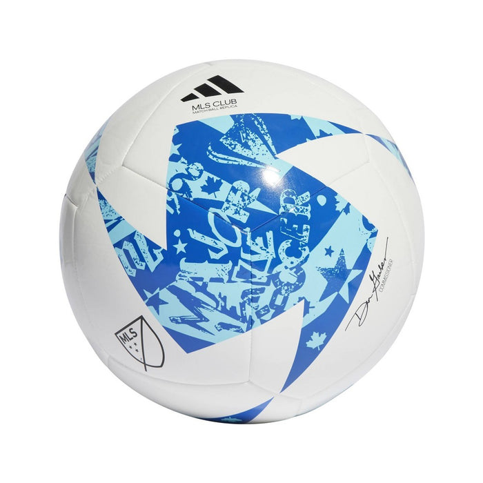 Adidas MLS Size 5 Club Sports Ball - Blue