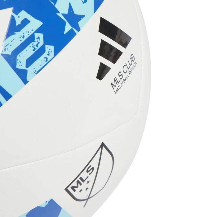 Adidas MLS Size 5 Club Sports Ball - Blue
