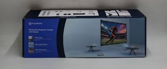 Vankyo 100" Projector Screen with Stand SEE DETAILS