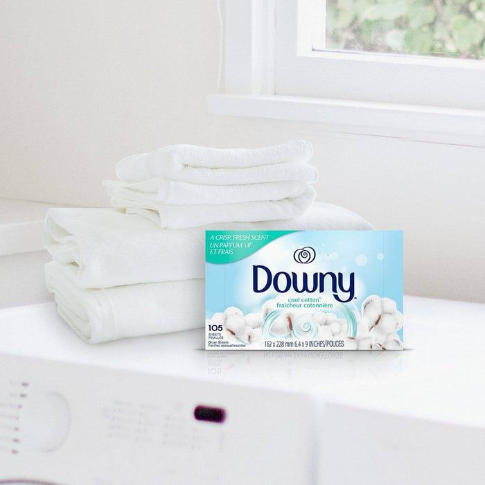 Downy Cool Cotton Fabric Softener Dryer Sheets - 240ct