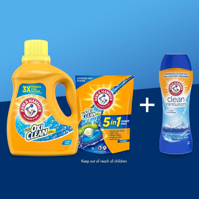 Arm & Hammer OxiClean Fresh Scent Liquid Laundry Detergent - 166.5 fl oz
