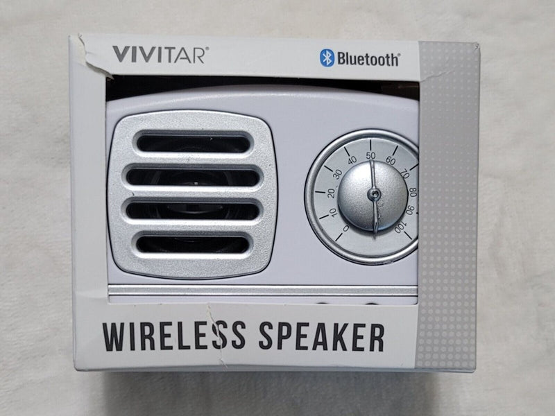 Vivitar Wireless Speaker - Bluetooth - White