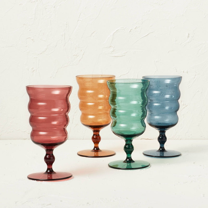 15.5oz 4pk Acrylic Drinkware Set - Opalhouse™ designed with Jungalow™
