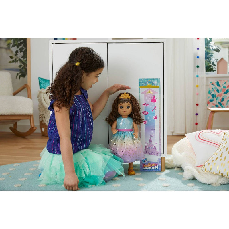Baby Alive Princess Ellie Grows Up! Growing and Talking Baby Doll - Brown Hair