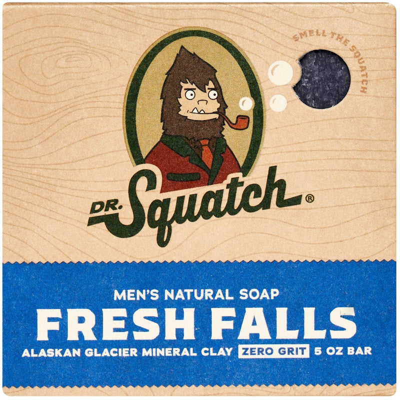 DR. SQUATCH Men's All Natural Bar Soap - Fresh Falls - 5oz
