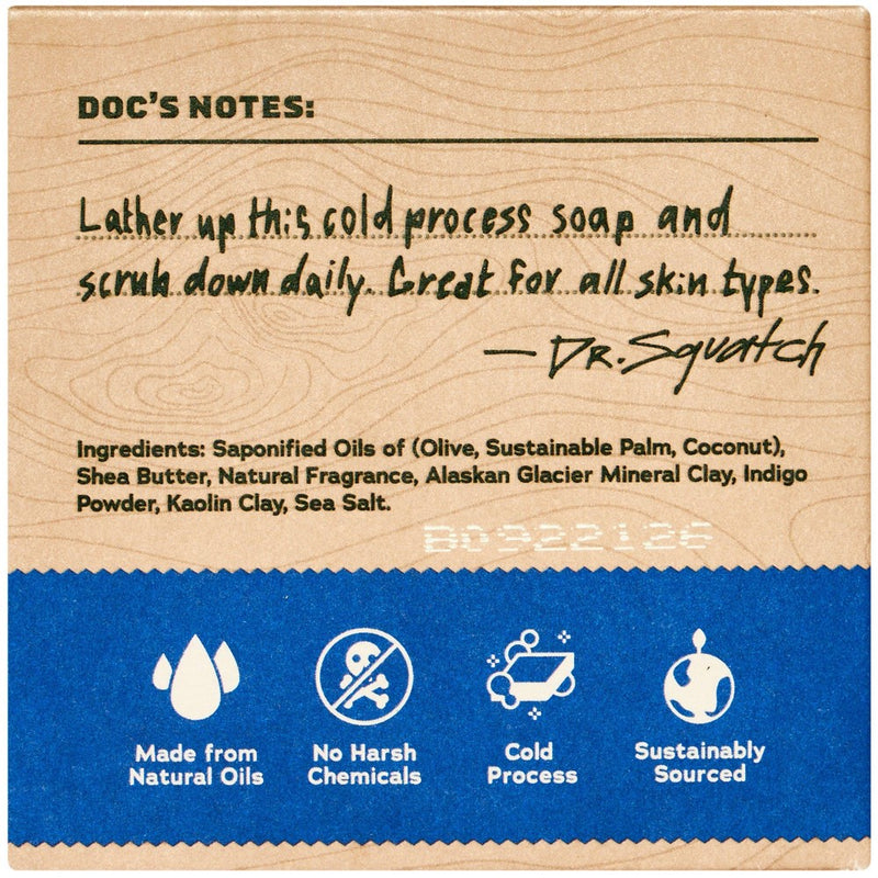 DR. SQUATCH Men's All Natural Bar Soap - Fresh Falls - 5oz