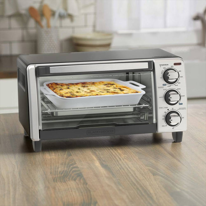 BLACK+DECKER 4 Slice Air Fry Toaster Oven - TO1747SSG