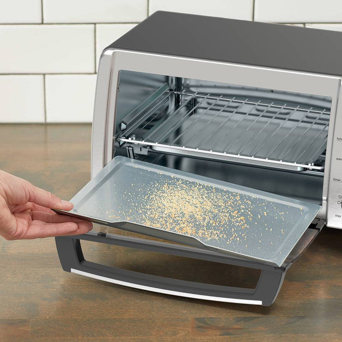BLACK+DECKER 4 Slice Air Fry Toaster Oven - TO1747SSG