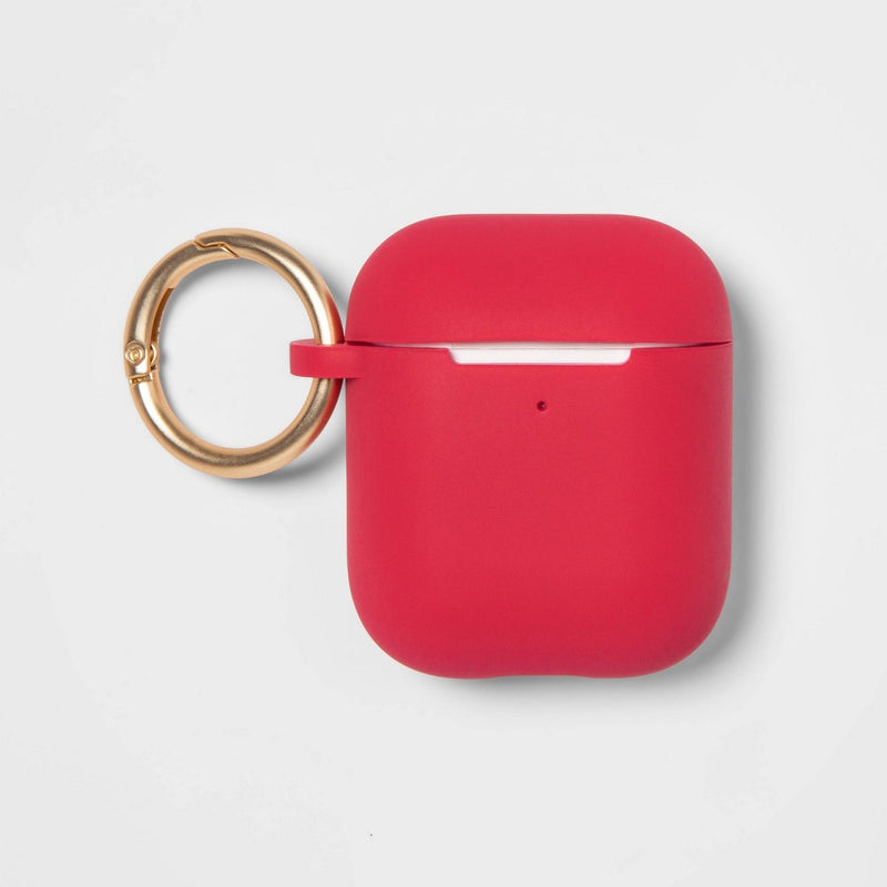 Apple AirPods Gen 1/2 Silicone Case with Clip - heyday™ Electric Magenta