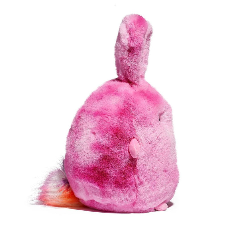 FAO Schwarz 10" Pink Tie Dye Chibi Pals Bunny Toy Plush