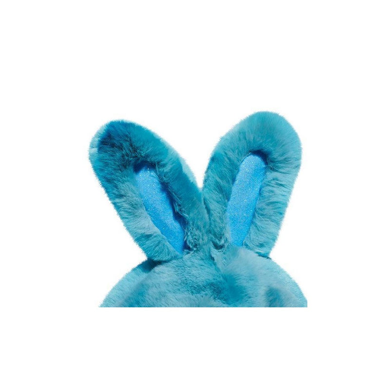 FAO Schwarz 10" Chibi Pals Turquoise Tie Dye Bunny Toy Plush