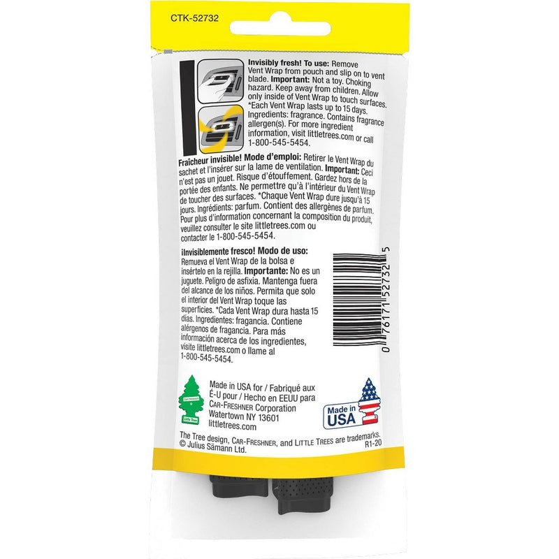 Little Trees 4pk Vent Wrap Vanillaroma Air Fresheners