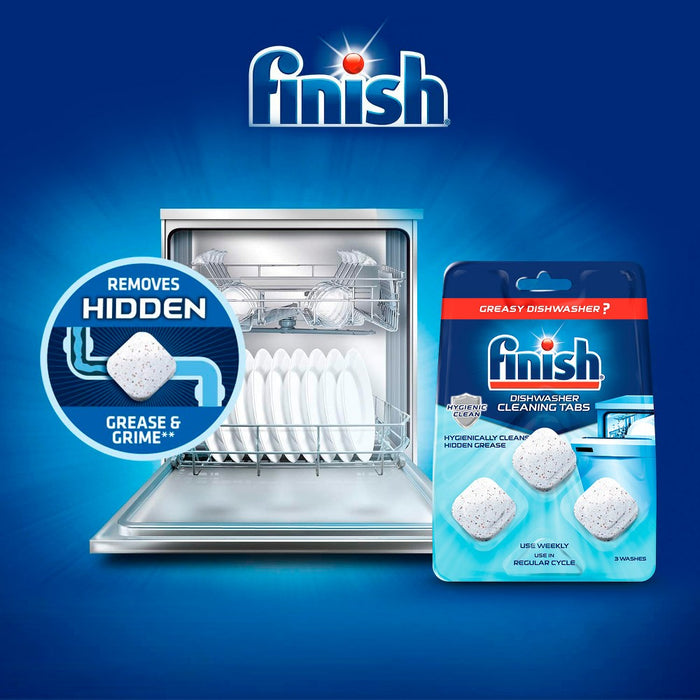 Finish In-Wash Dishwasher Cleaner - 23oz/4ct